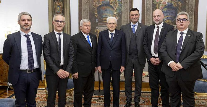 Cia ricevuta al Quirinale dal Presidente della Repubblica Mattarella